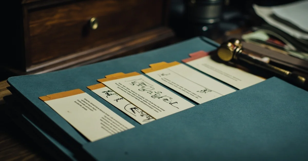 Three separate ordinance folders with small icons sit beside a brass gavel on a council desk.