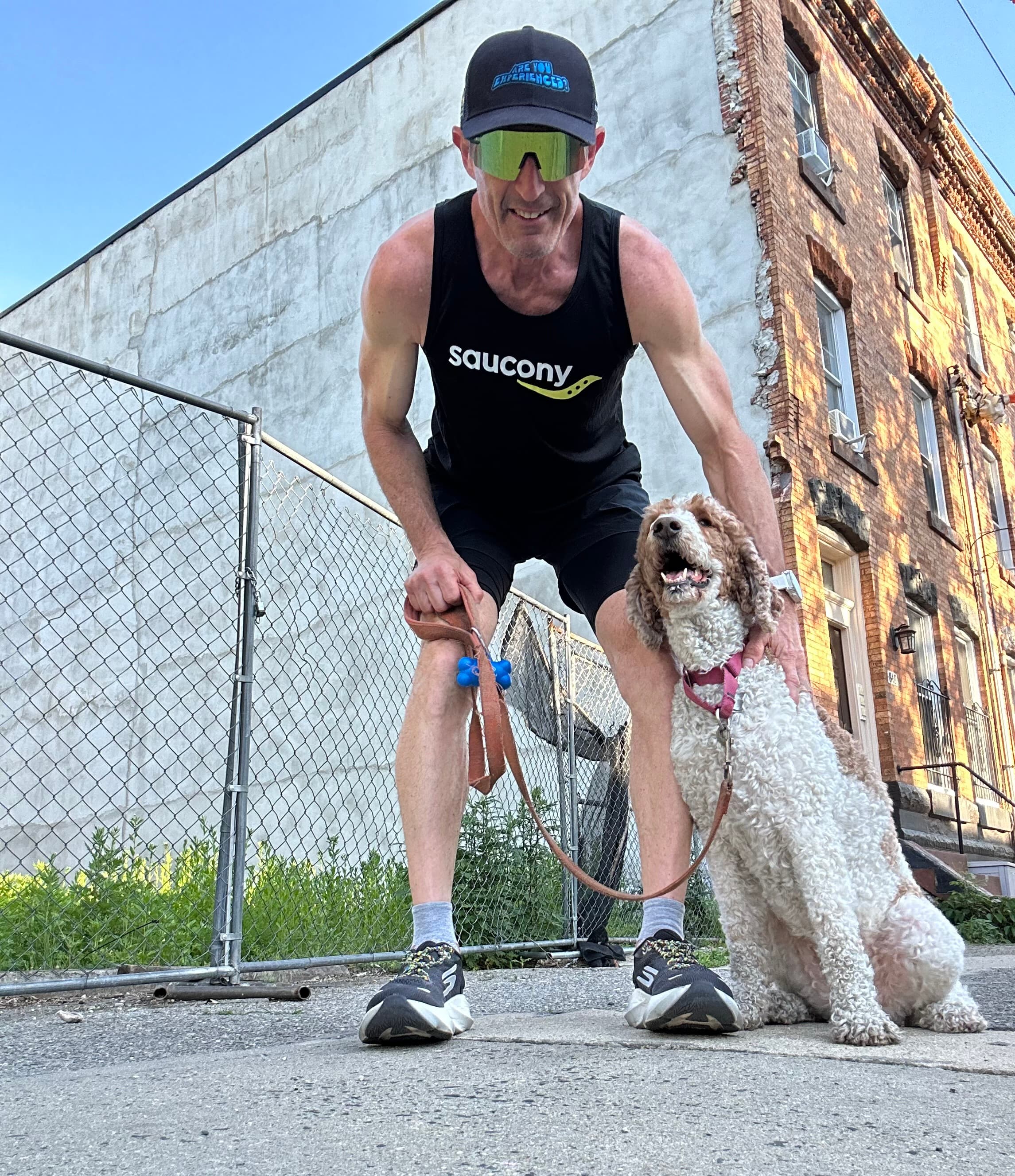 Bennett with his dog Princess