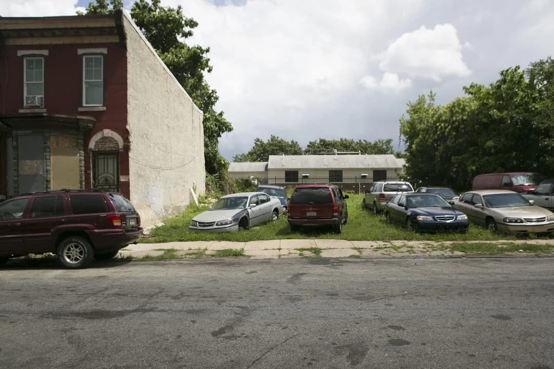 A vacant lot in Philadelphia